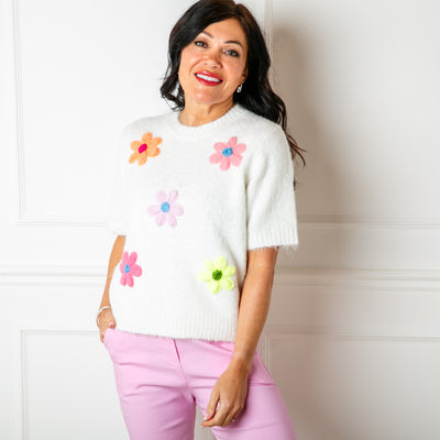 Short Sleeve Daisy Jumper